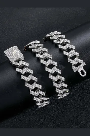 Designs & You Men Silver-Plated Stainless Steel Necklace