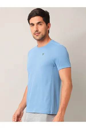 TECHNOSPORT Men Anti Odour Training & Gym Slim Fit Half Sleeve T-shirt