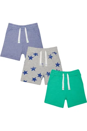 Mothercare Infant Boys Pack Of 3 Pure Cotton Shorts