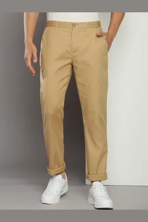 Tommy Hilfiger Men Mid-Rise Plain Chinos Trousers
