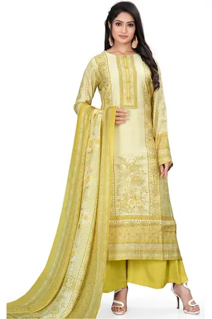 Stylee Lifestyle Ethnic Motifs Printed Pure Silk Unstitched Dress Material