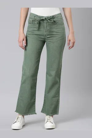 SHOWOFF Women Jean Straight Fit Mid-Rise Cotton Jeans