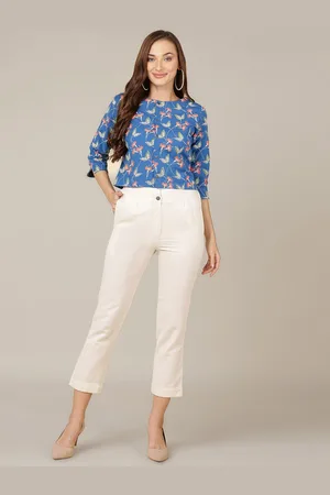 HERE&NOW Floral Printed Top & Trouser