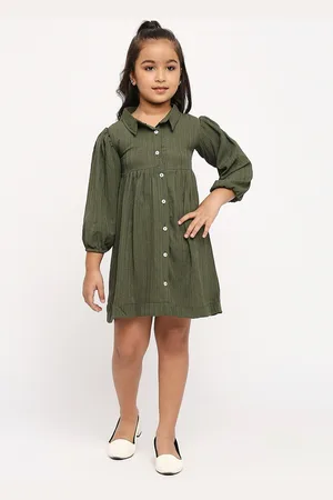 GUFRINA Girls Above Knee Shirt Dress