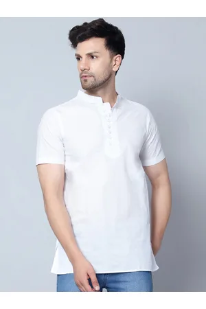 Latest Chikan Garments Mandarin Collar Kurta