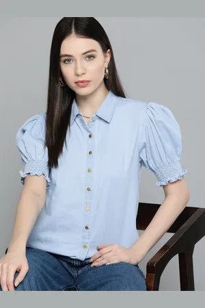 Chemistry Women Original Opaque Denim Casual Shirt