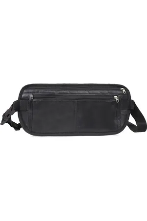 Cimoni Unisex Water Resistance Leather Waist Pouch