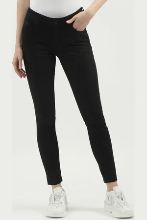 Benetton Women Black Skinny Fit Jeans