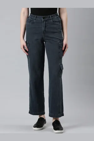 SHOWOFF Women Jean Clean Look Cotton Straight Fit Jeans