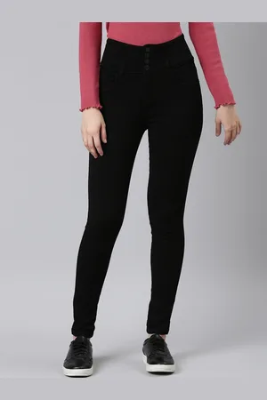 SHOWOFF Women Jean Skinny Fit High-Rise Clean Look Stretchable Jeans