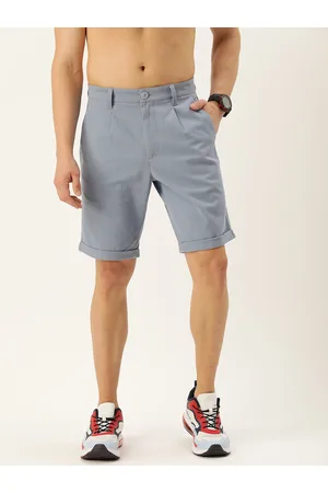 HARVARD Men Solid Mid-Rise Slim Fit Regular Shorts