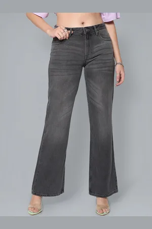 Flying Machine Women Clean Look Bootcut Light Fade Jeans