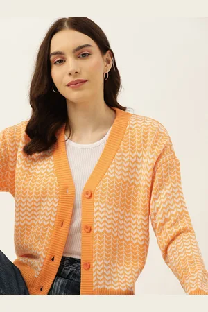DressBerry Acrylic Chevron Cardigan