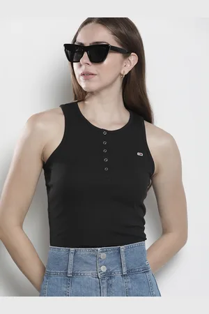 Tommy Hilfiger Round Neck Sleeveless Casual Tank Top
