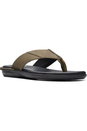Clarks Men Leather Comfort Sandals