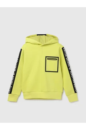 Benetton Boys Hooded Pullover Sweatshirt