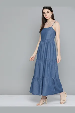 Chemistry A-Line Denim Maxi Dress