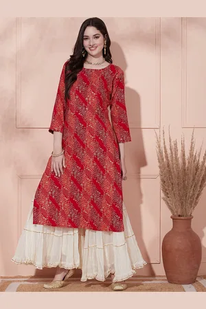 Latest Aks Couture Bandhani Kurtis & Kurtas arrivals - 7 products |  FASHIOLA.in