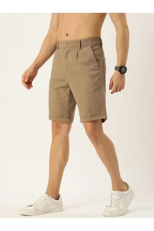 HARVARD Men Solid Mid-Rise Slim Fit Regular Shorts