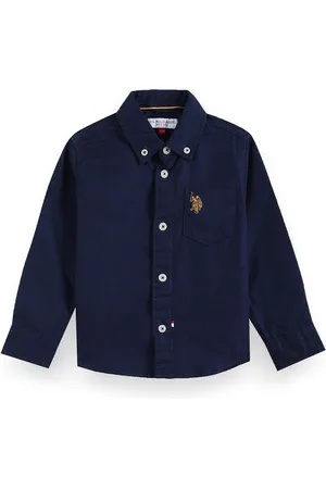 Ralph Lauren Boys Classic Button-Down Collar Opaque Pure Cotton Casual Shirt