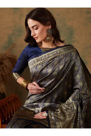 Sangria Woven Design Zari Banarasi Saree