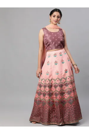 AKS Khari Printed Ready to Wear Lehenga & Blouse With Dupatta