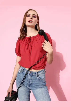 Mast & Harbour Pure Cotton Off-Shoulder Top