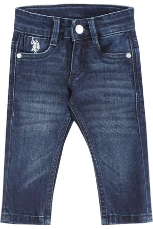 Ralph Lauren Girls Mid-Rise Slim Fit Clean Look Light Fade Stretchable Jeans