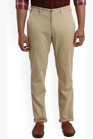 ColorPlus Men Mid-Rise Casual Trousers