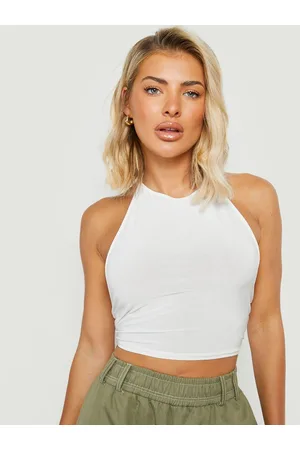 Boohoo Halter Neck Crop Top