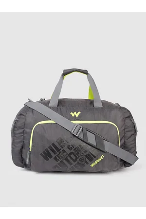 Wildcraft Unisex Brand Logo Print & Textured Foldable Air Duff 2.0 Large Duffel Bag