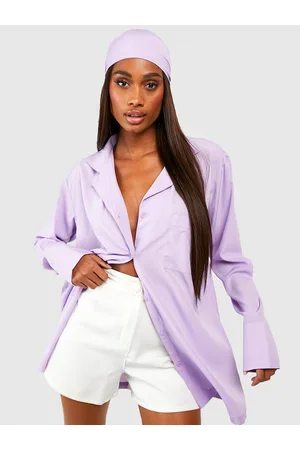 Boohoo Oversized Shirt & Headscarf