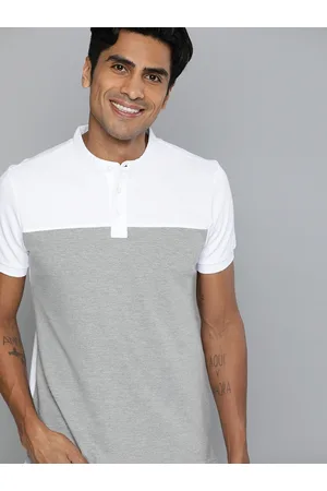 Buy HERE&NOW Henley T-Shirts & Shirts - 16 products | FASHIOLA.in