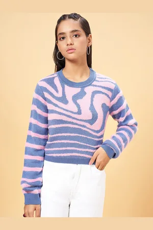 Pantaloons Girls Abstract Printed Pullover