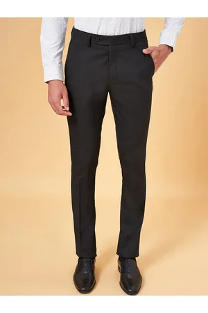Low Rise Suit Trousers, Grey Melange – SourceUnknown