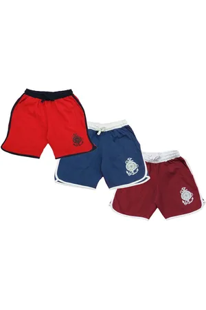 Clothe Funn Boys Pack Of 3 Regular Cotton Shorts