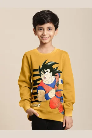 Kidsville Boys Dragon Balla Z Graphic Printed Cotton Sweatshirts