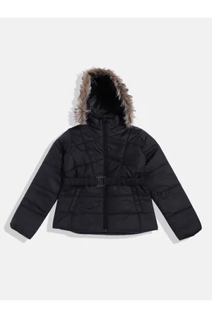 HERE&NOW Girls Hooded Padded Jacket