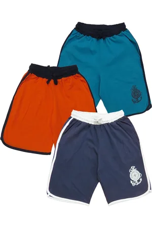Clothe Funn Boys Pack Of 3 Cotton Shorts