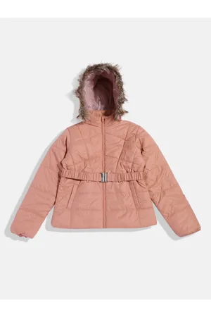 HERE&NOW Girls Hooded Padded Jacket