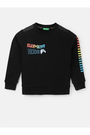 Benetton Infant Boys Printed Long Sleeves Pullover