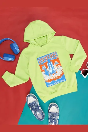 Pantaloons Boys Graphic Printed Cotton Sweatshirt