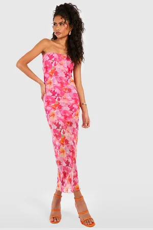 Boohoo Floral Print Maxi Dress