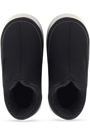CASSIEY Women Contrast Sole Winter Fur Slip-On Sneakers