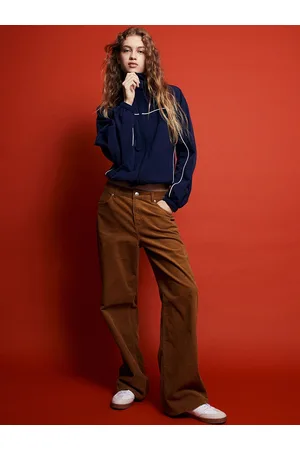 Corduroy Relaxed Fit Ankle Length Trousers | UNIQLO EU