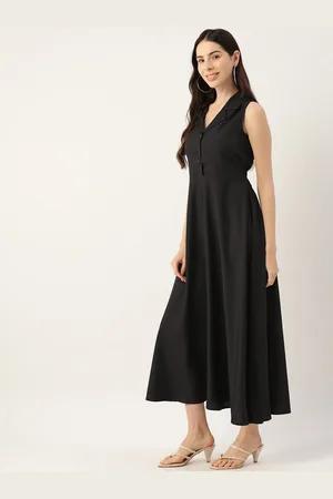 Chemistry Sleeveless Tie-Up A-Line Midi Dress