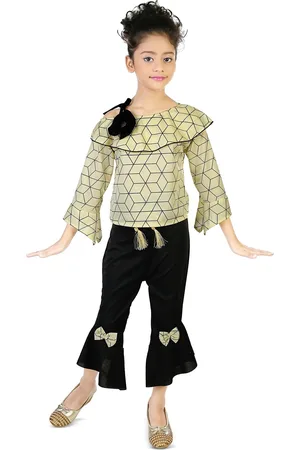 BAESD Girls Printed Top with Palazzos