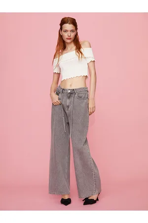 H&M Ribbed Bardot Top