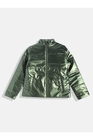 HERE&NOW Girls Solid Padded Jacket