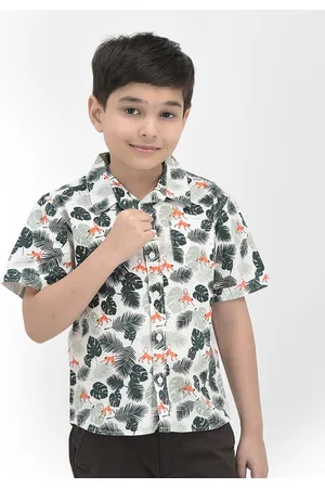 Juscubs Boys Premium Tropical Printed Casual Shirt